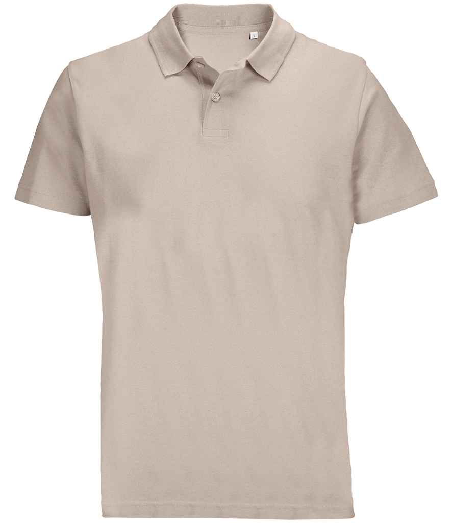SOL'S Unisex Pulse Twin Piqué Polo Shirt in Rope