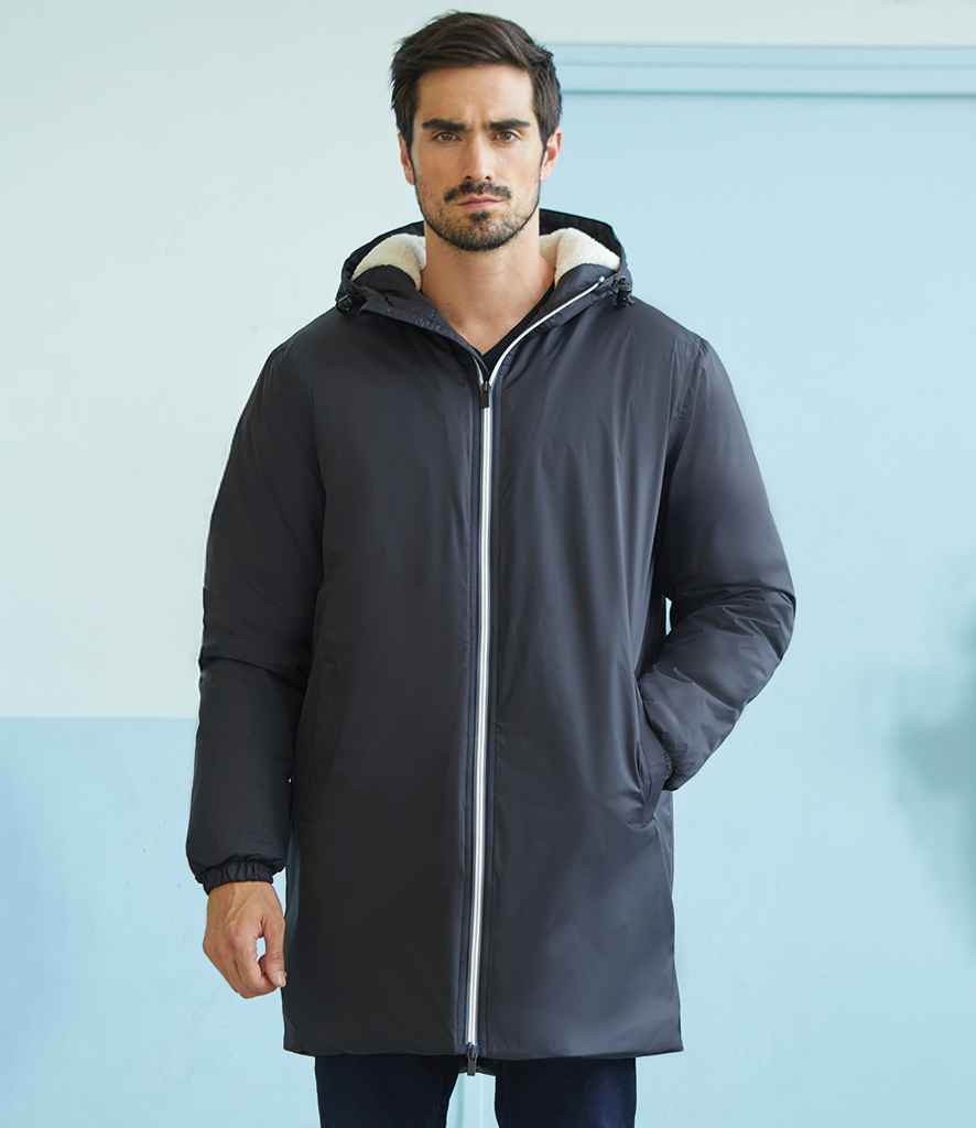 NEOBLU Unisex Astra Parka Jacket - Deep Black