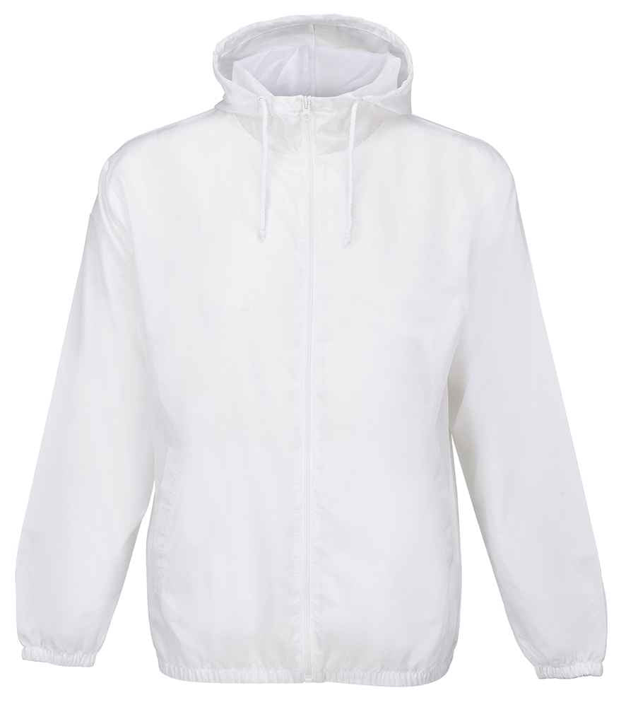 SOL'S Shield Unisex Windbreaker Jacket - White