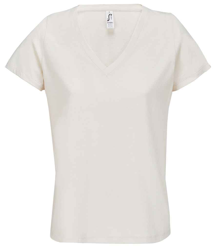 SOL'S Ladies Regent V Neck T-Shirt - Off White