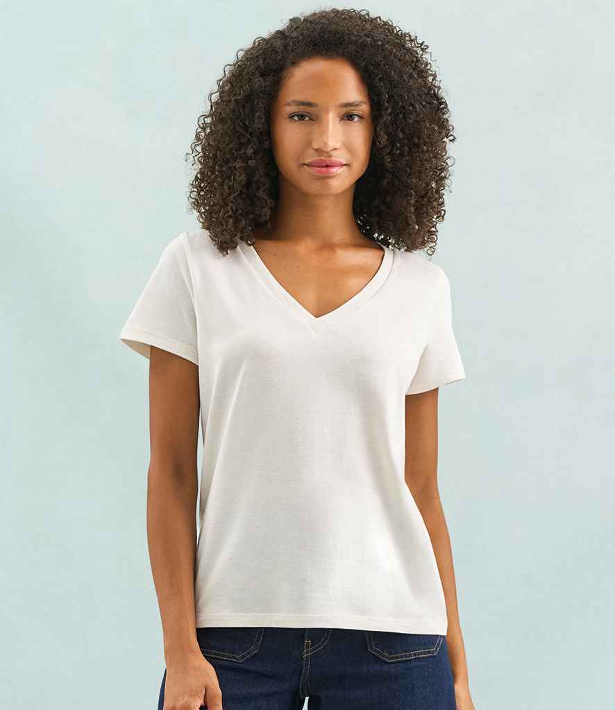 SOL'S Ladies Regent V Neck T-Shirt - White