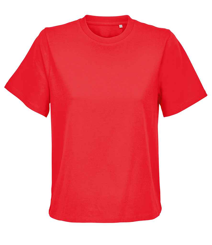 SOL'S Ladies Legend Organic T-Shirt - Bright Red
