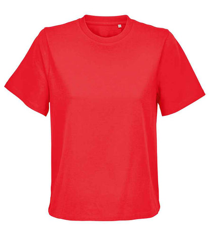 SOL'S Ladies Legend Organic T-Shirt - Bright Red