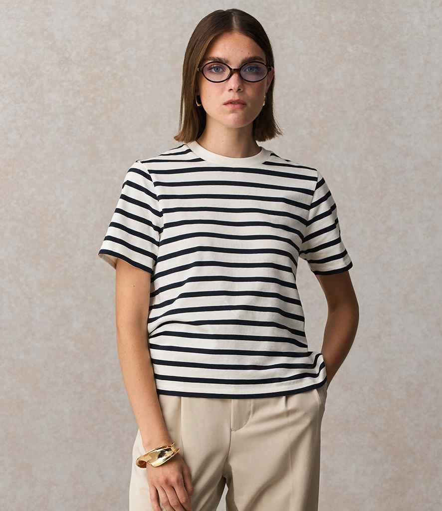SOL'S Ladies Legend Organic T-Shirt - Off White/Navy