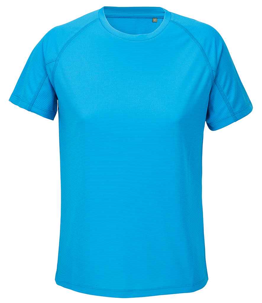 SOL'S Ladies Vortex Ripstop Performance T-Shirt - Aqua