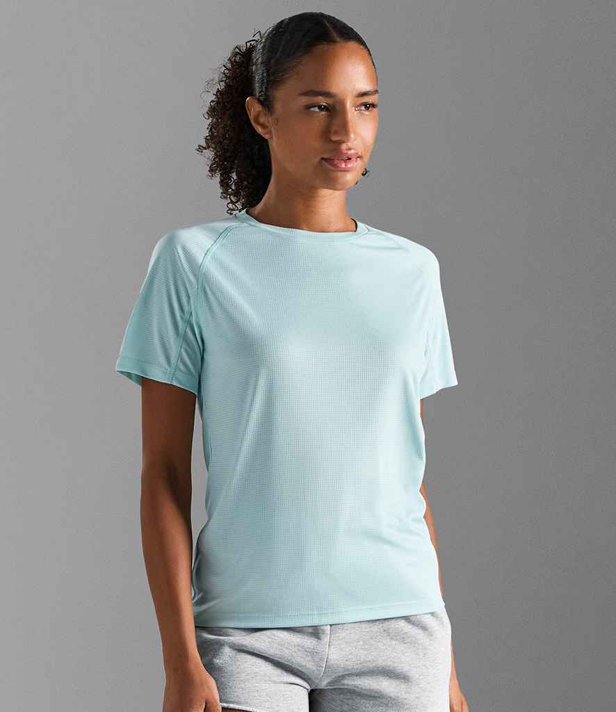 SOL'S Ladies Vortex Ripstop Performance T-Shirt - Arctic Blue