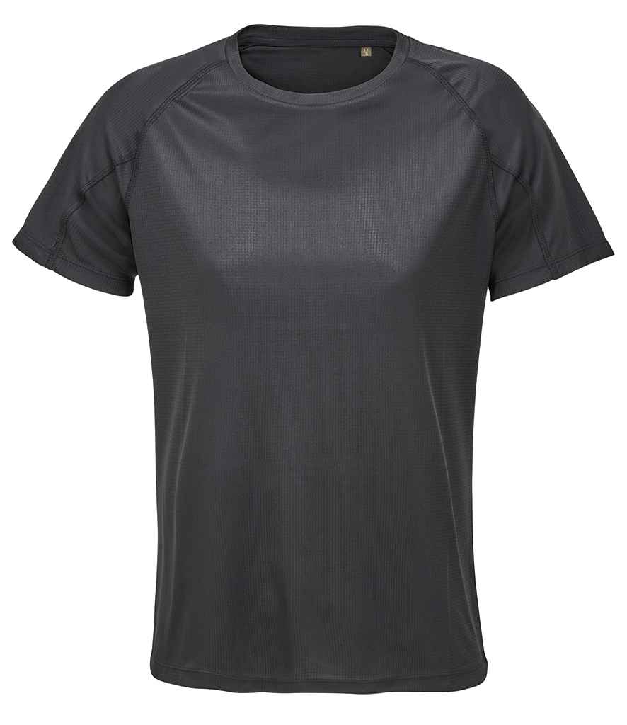 SOL'S Ladies Vortex Ripstop Performance T-Shirt in Black