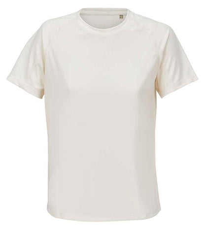 SOL'S Ladies Vortex Ripstop Performance T-Shirt - Off White