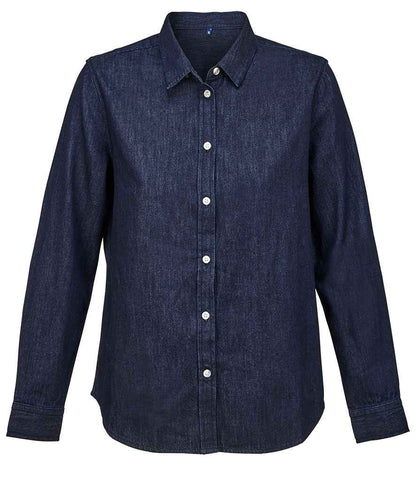 NEOBLU Ladies Bennett Denim Shirt in Brut Denim