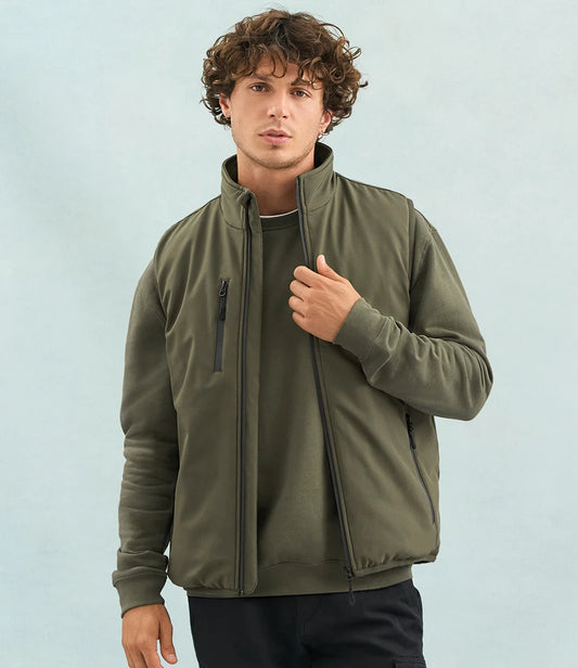 SOL'S Unisex Falcon Padded Bodywarmer - Army - Model