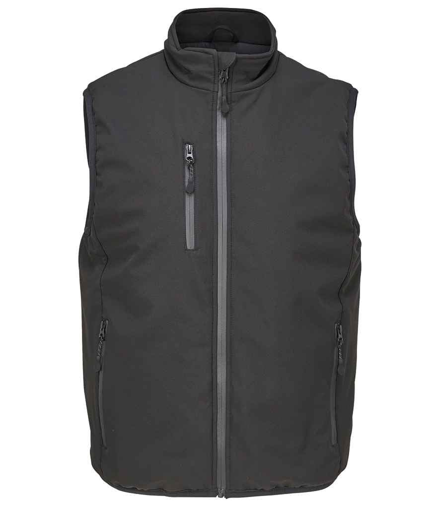 SOL'S Unisex Falcon Padded Bodywarmer in Black