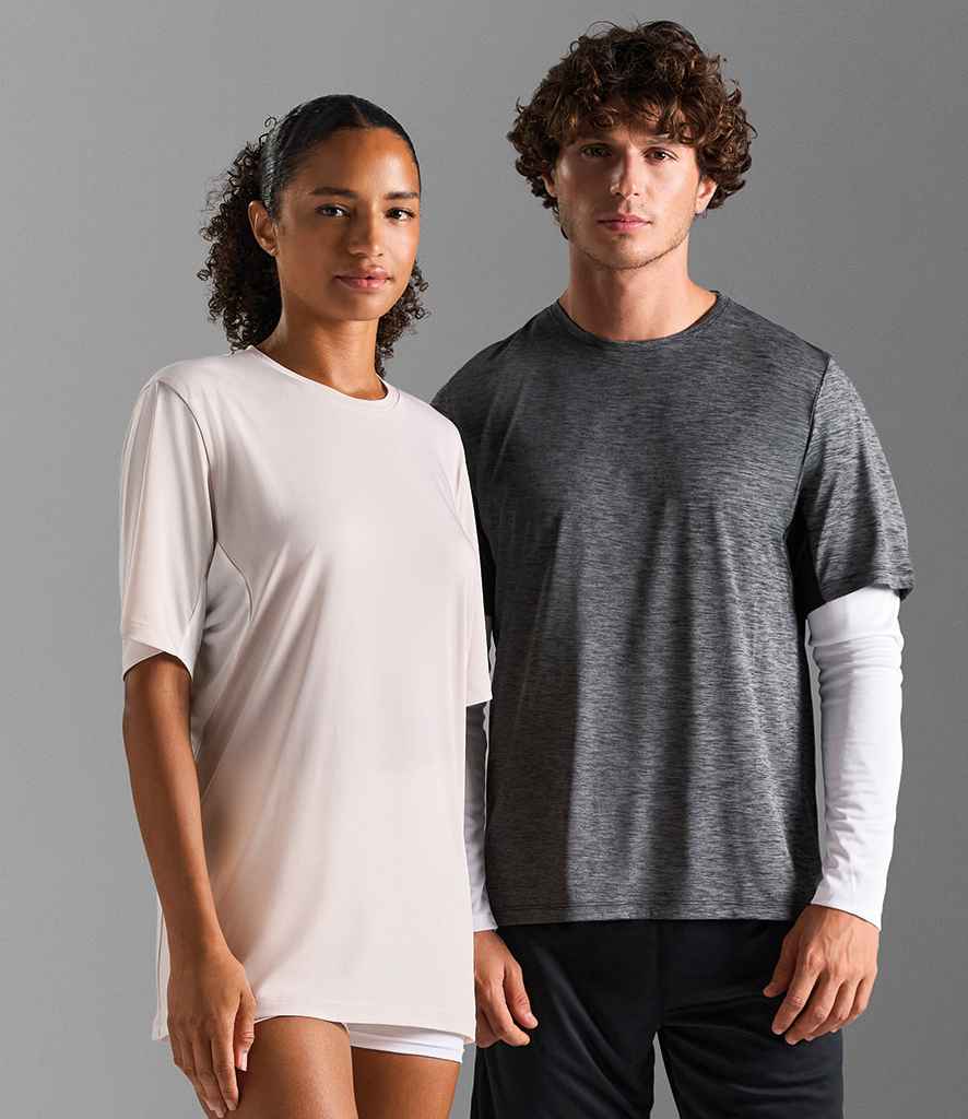 SOL'S Unisex Storm Performance T-Shirt - Dark Grey/Light Grey