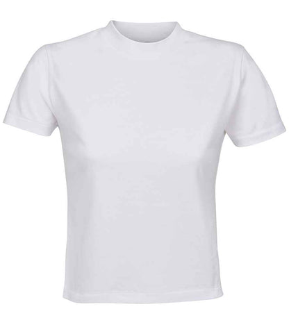 SOL'S Ladies Lilia Low Crop T-Shirt in White