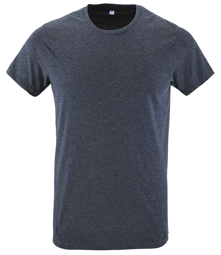 SOL'S Regent Fit T-Shirt in Heather Denim