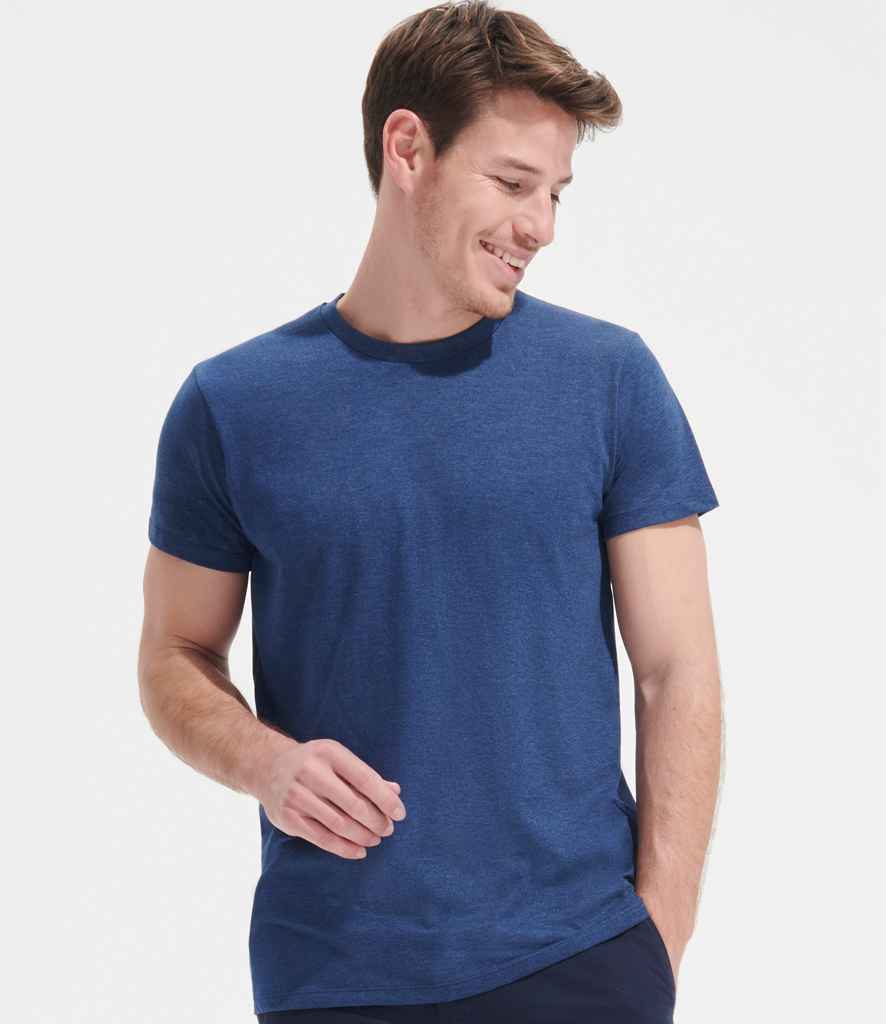 SOL'S Regent Fit T-Shirt - Heather Denim