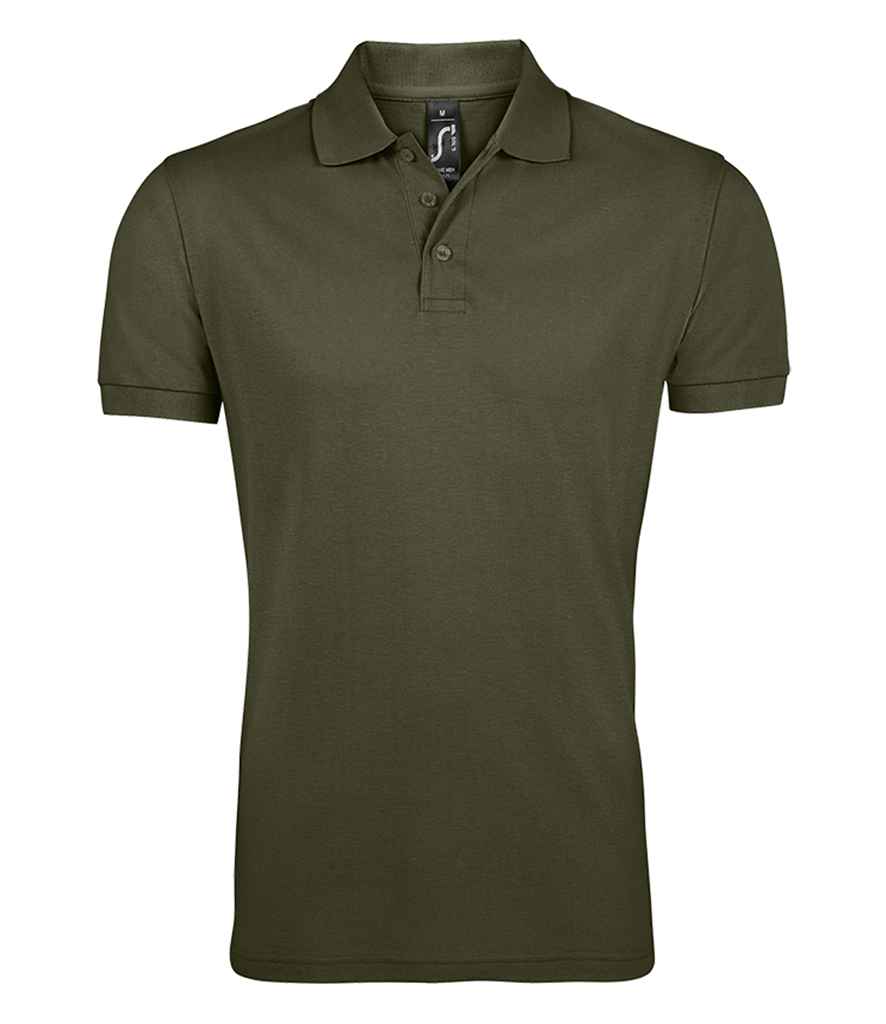 SOL'S Prime Poly/Cotton Piqué Polo Shirt in Army