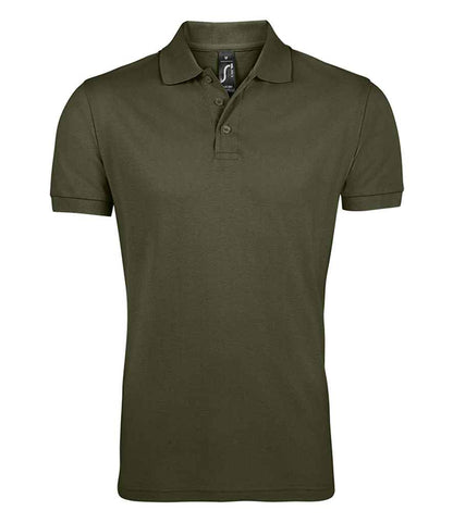 SOL'S Prime Poly/Cotton Piqué Polo Shirt in Army
