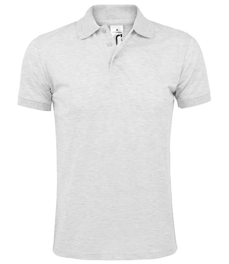 SOL'S Prime Poly/Cotton Piqué Polo Shirt in Ash