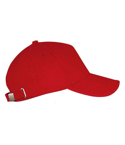 SOL'S Long Beach Cap in Red