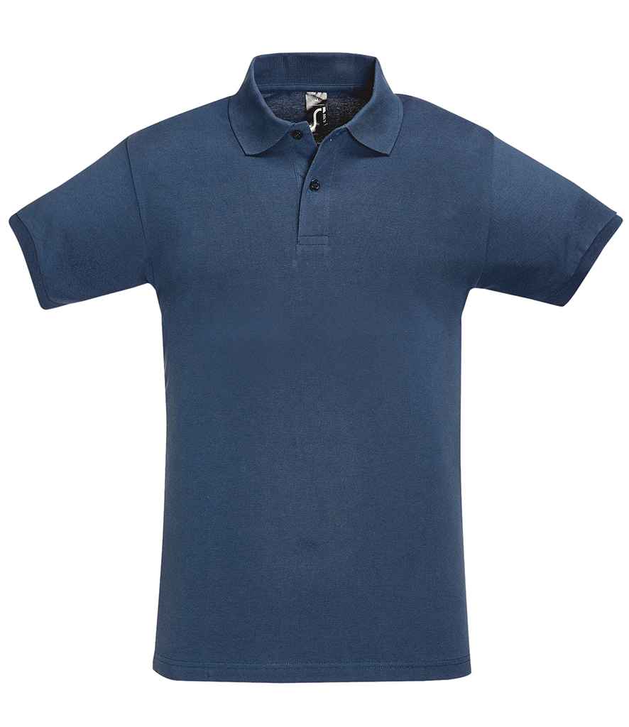 SOL'S Perfect Cotton Piqué Polo Shirt in Denim