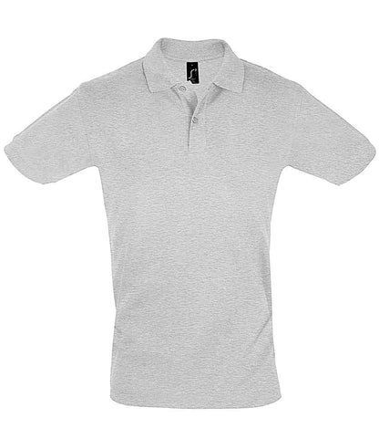 SOL'S Perfect Cotton Piqué Polo Shirt in Grey Marl