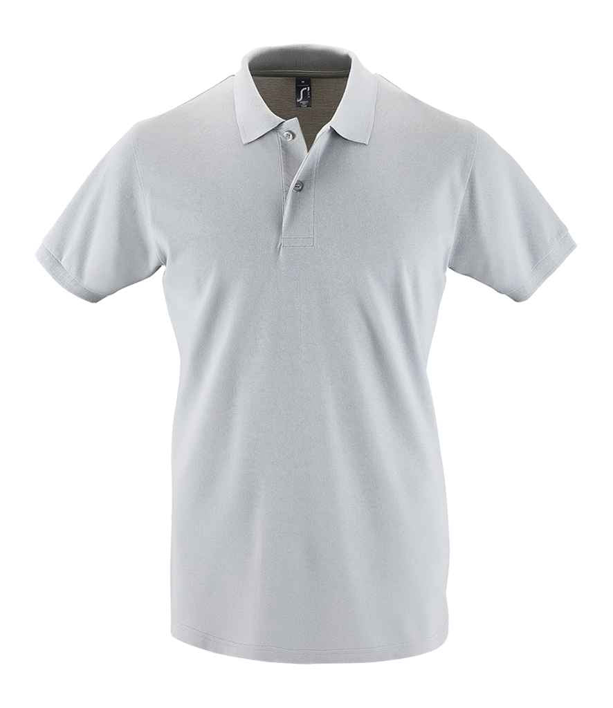 SOL'S Perfect Cotton Piqué Polo Shirt in Pure Grey