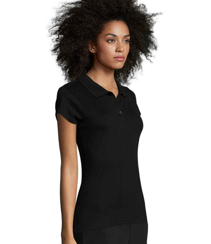 SOL'S Ladies Prescott Cotton Jersey Polo Shirt - model image