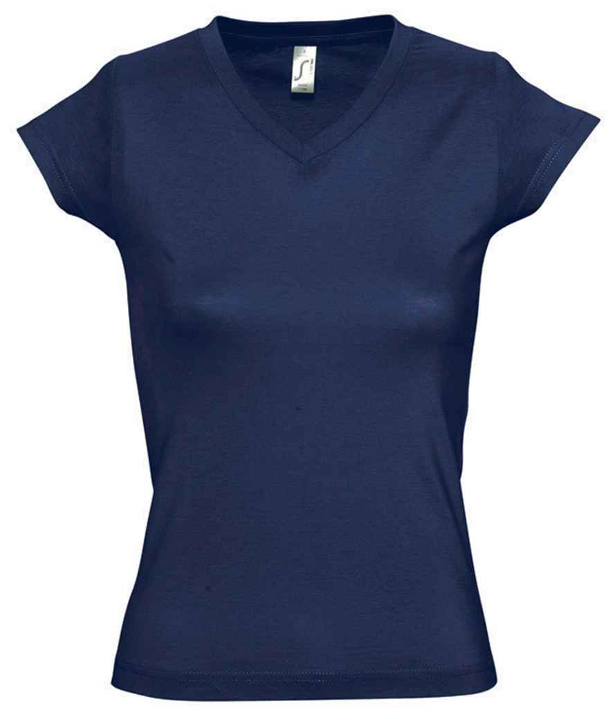 SOL'S Ladies Moon V Neck T-Shirt - French Navy