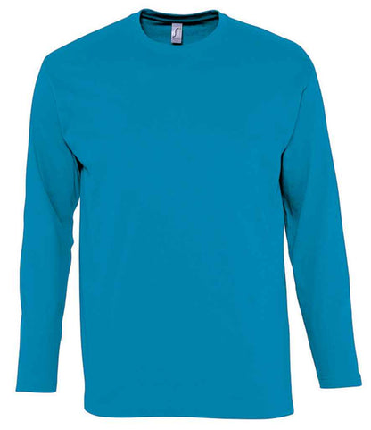 SOL'S Monarch Long Sleeve T-Shirt - Aqua