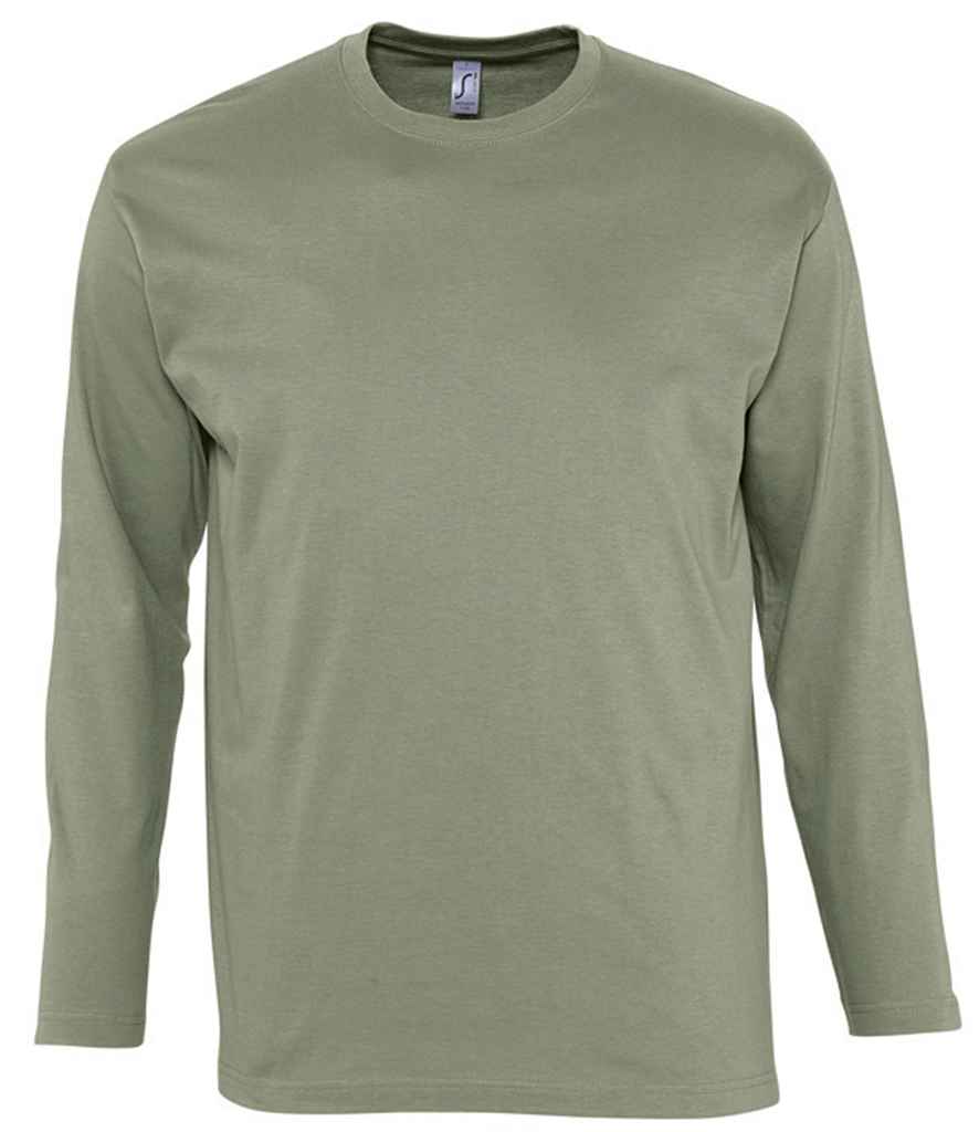 SOL'S Monarch Long Sleeve T-Shirt - Khaki