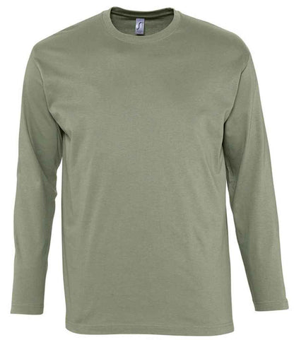 SOL'S Monarch Long Sleeve T-Shirt - Khaki