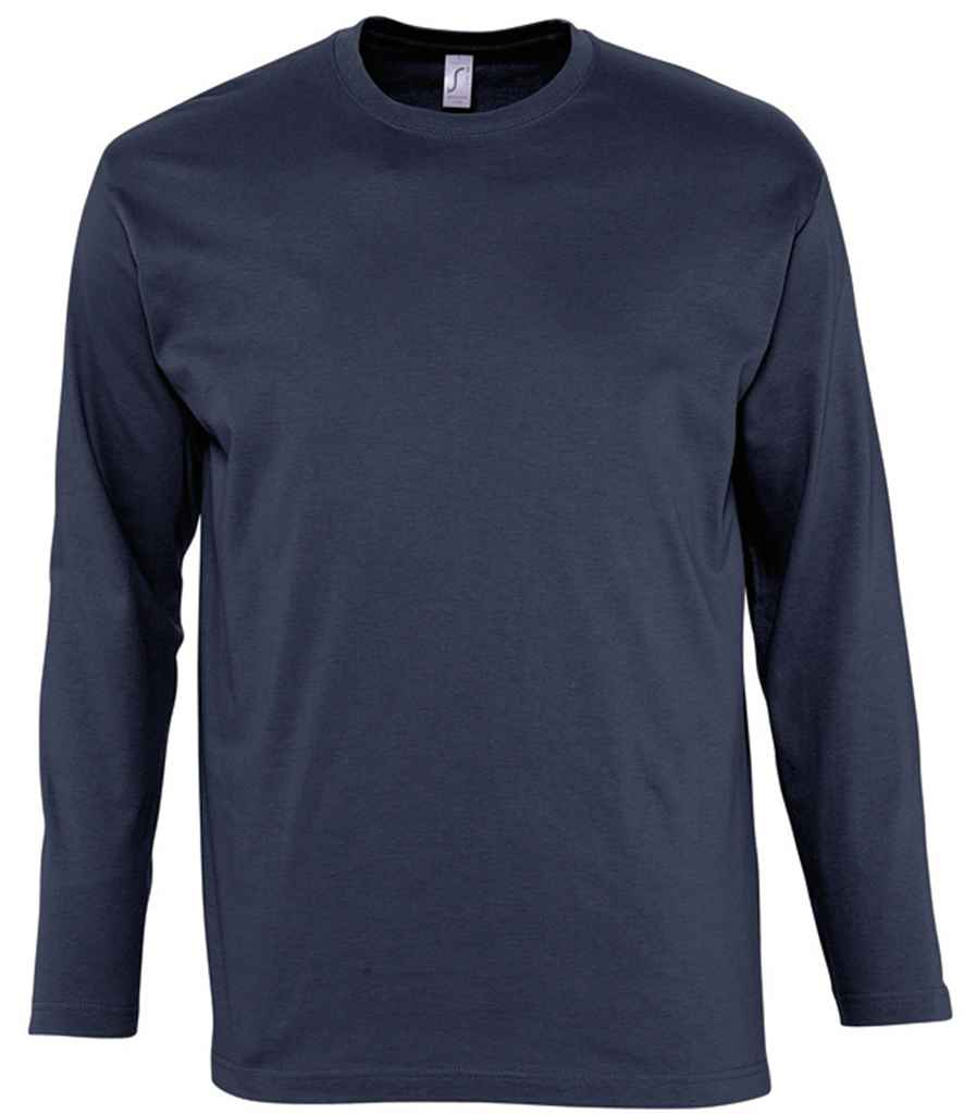 SOL'S Monarch Long Sleeve T-Shirt - Navy