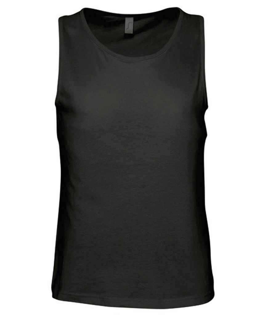 SOL'S Justin Tank Top in Deep Black