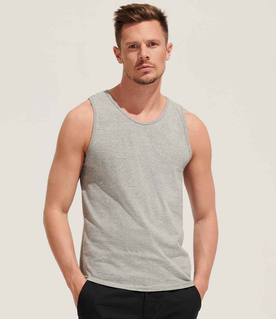 SOL'S Justin Tank Top - Grey Marl