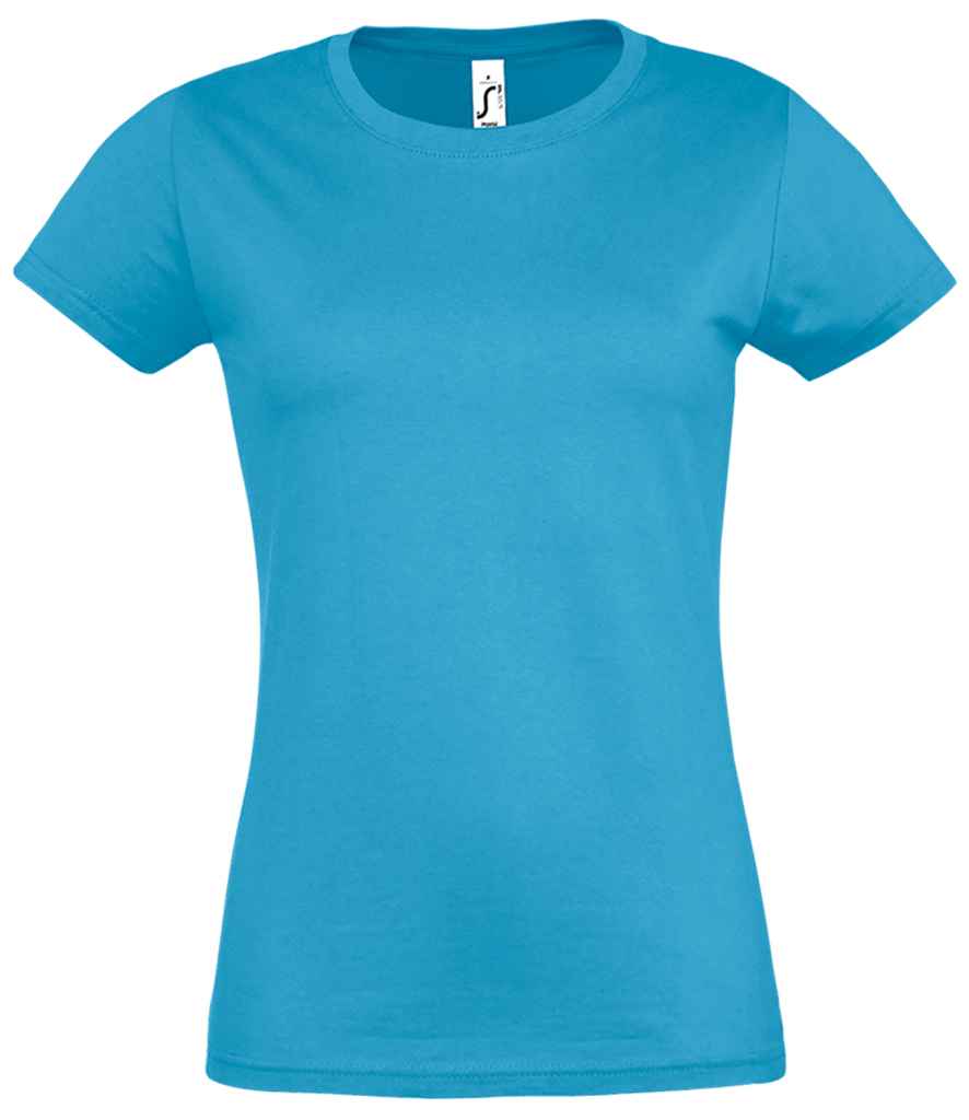 SOL'S Ladies Imperial Heavy T-Shirt - Aqua