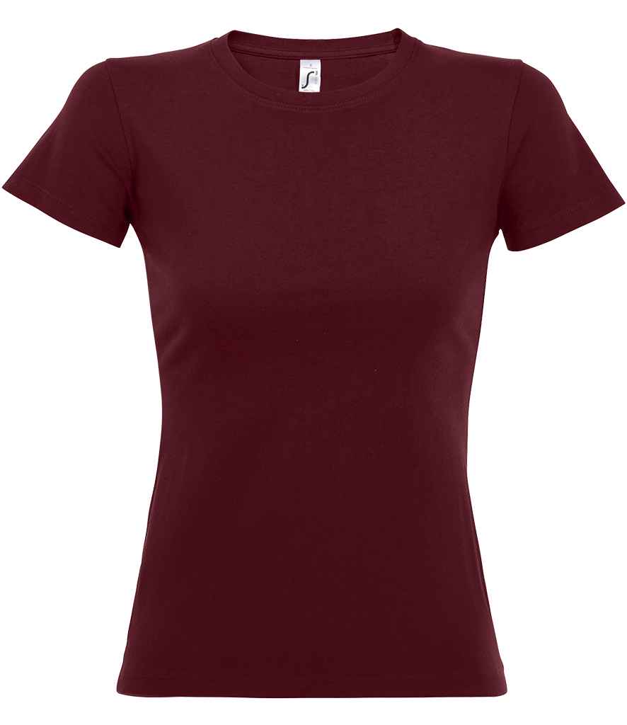 SOL'S Ladies Imperial Heavy T-Shirt - Burgundy