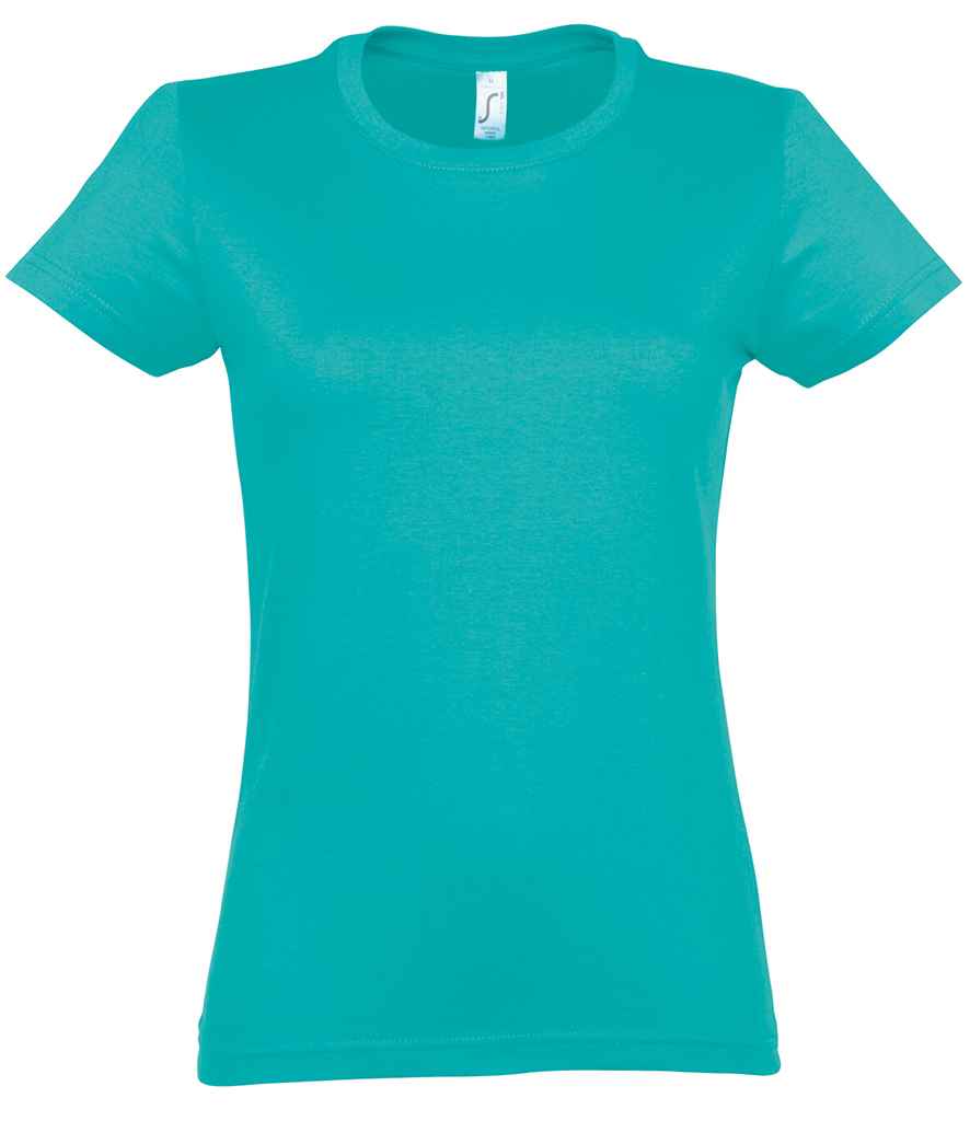 SOL'S Ladies Imperial Heavy T-Shirt - Caribbean Blue
