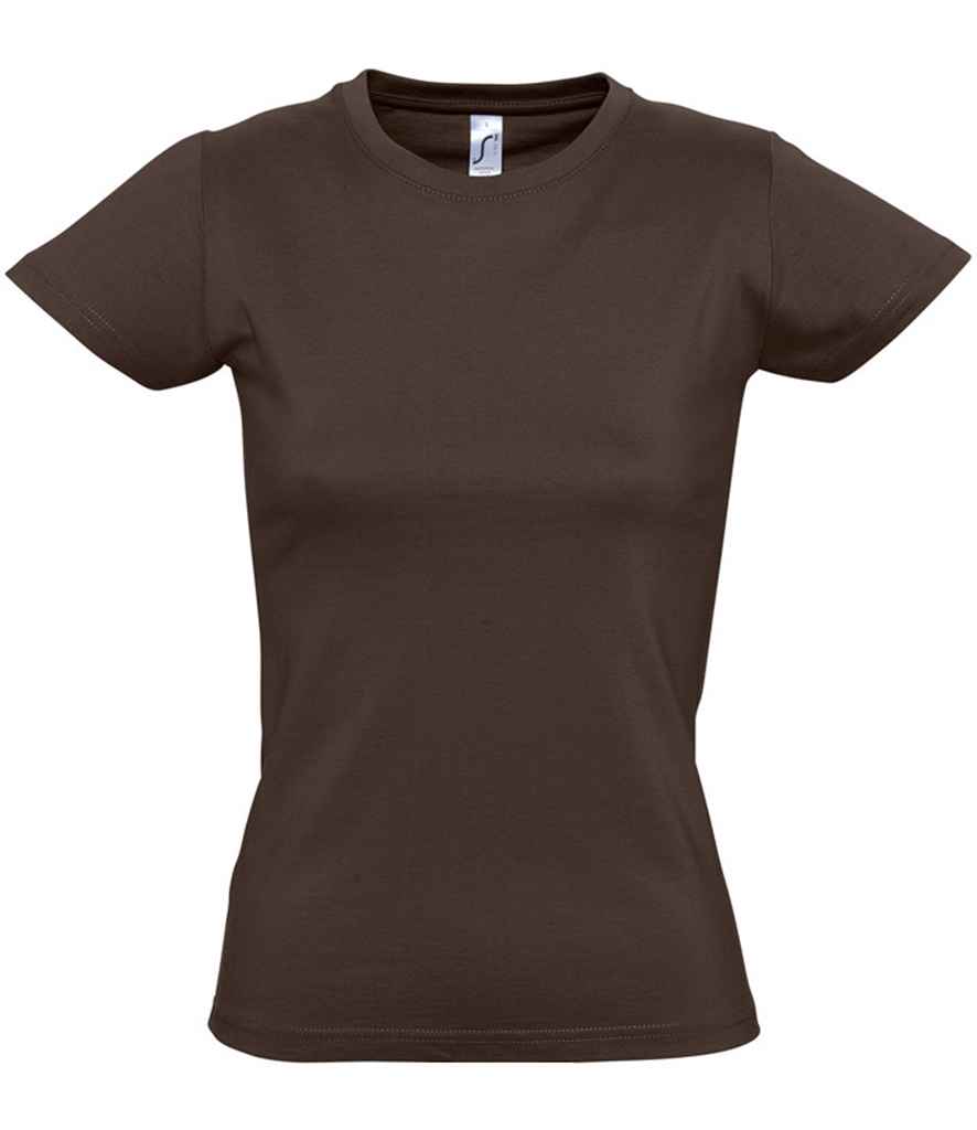 SOL'S Ladies Imperial Heavy T-Shirt - Chocolate