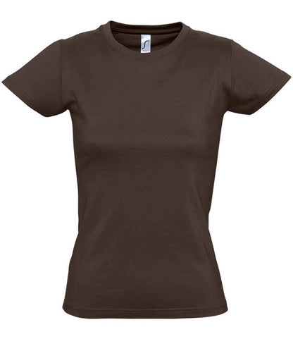 SOL'S Ladies Imperial Heavy T-Shirt - Chocolate