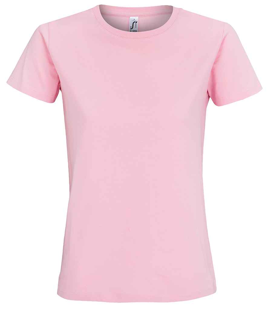 SOL'S Ladies Imperial Heavy T-Shirt in Candy Pink