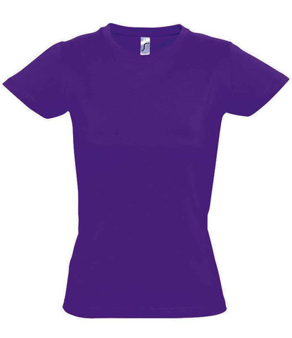 SOL'S Ladies Imperial Heavy T-Shirt - Dark Purple