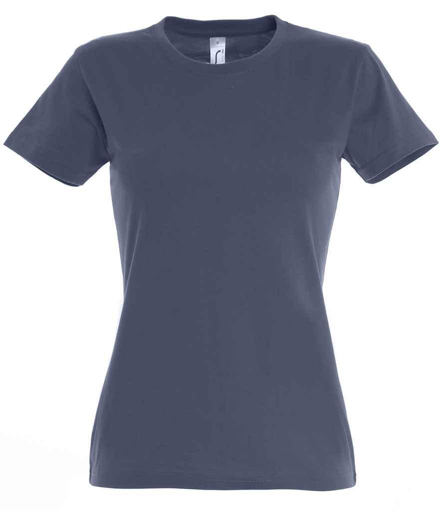 SOL'S Ladies Imperial Heavy T-Shirt - Denim
