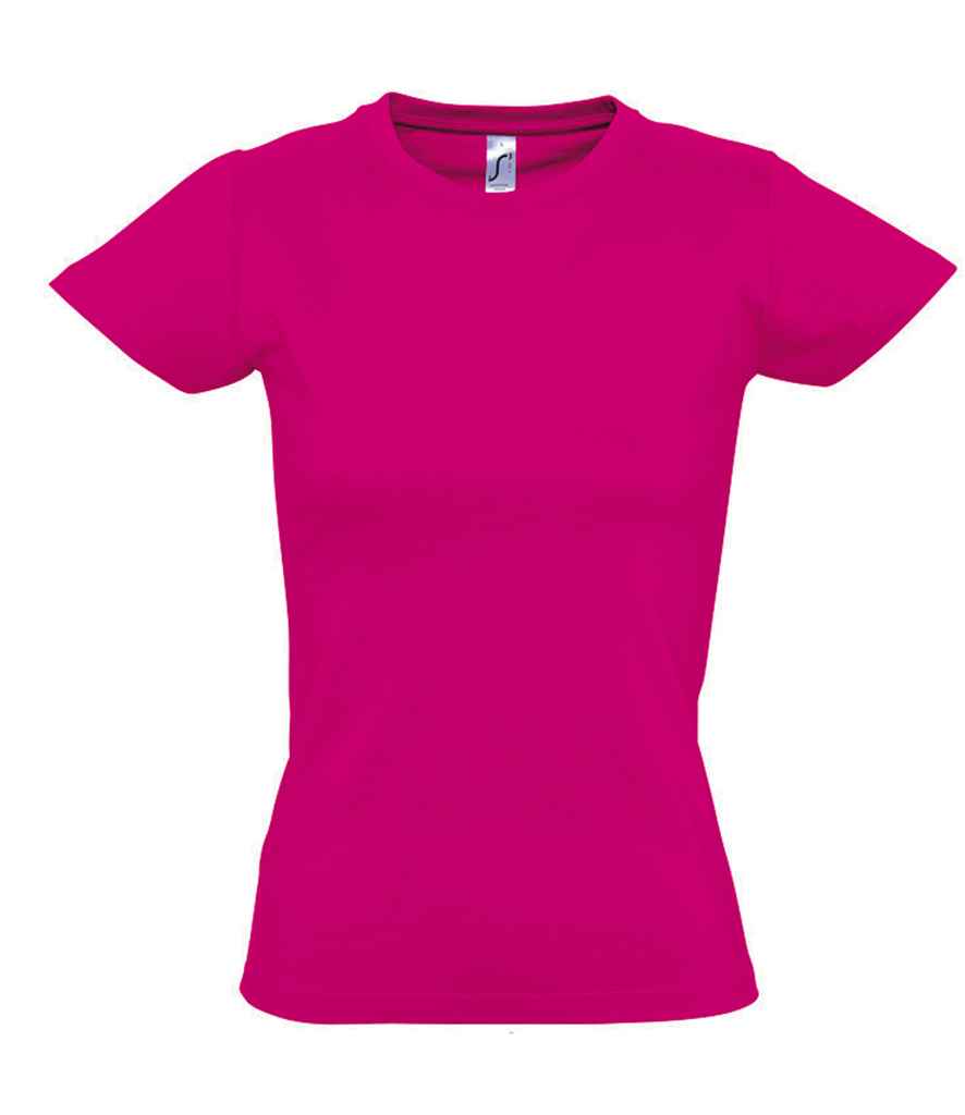 SOL'S Ladies Imperial Heavy T-Shirt - Fuchsia