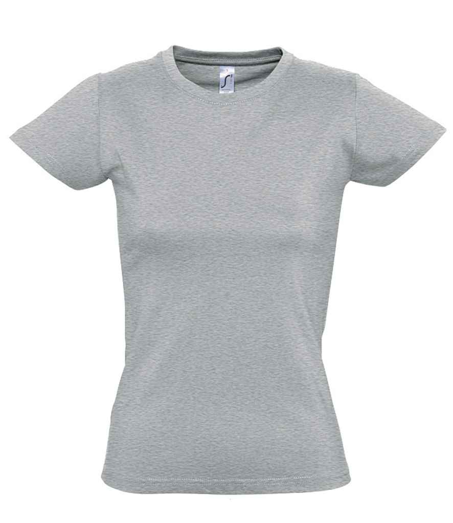 SOL'S Ladies Imperial Heavy T-Shirt - Grey Marl