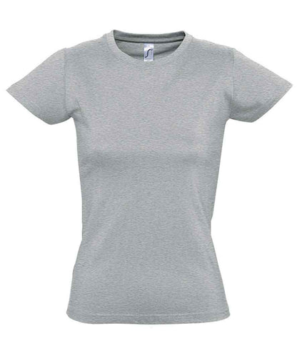 SOL'S Ladies Imperial Heavy T-Shirt - Grey Marl
