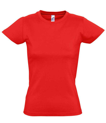 SOL'S Ladies Imperial Heavy T-Shirt - Red
