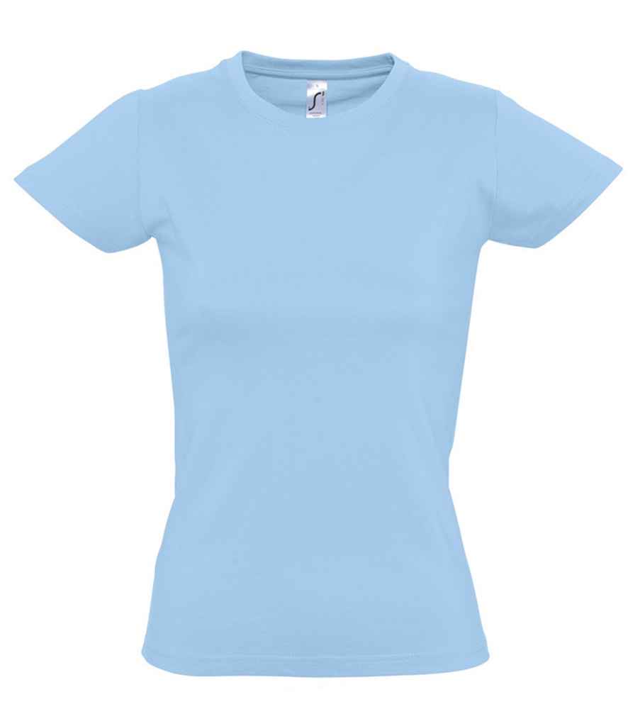 SOL'S Ladies Imperial Heavy T-Shirt - Sky Blue