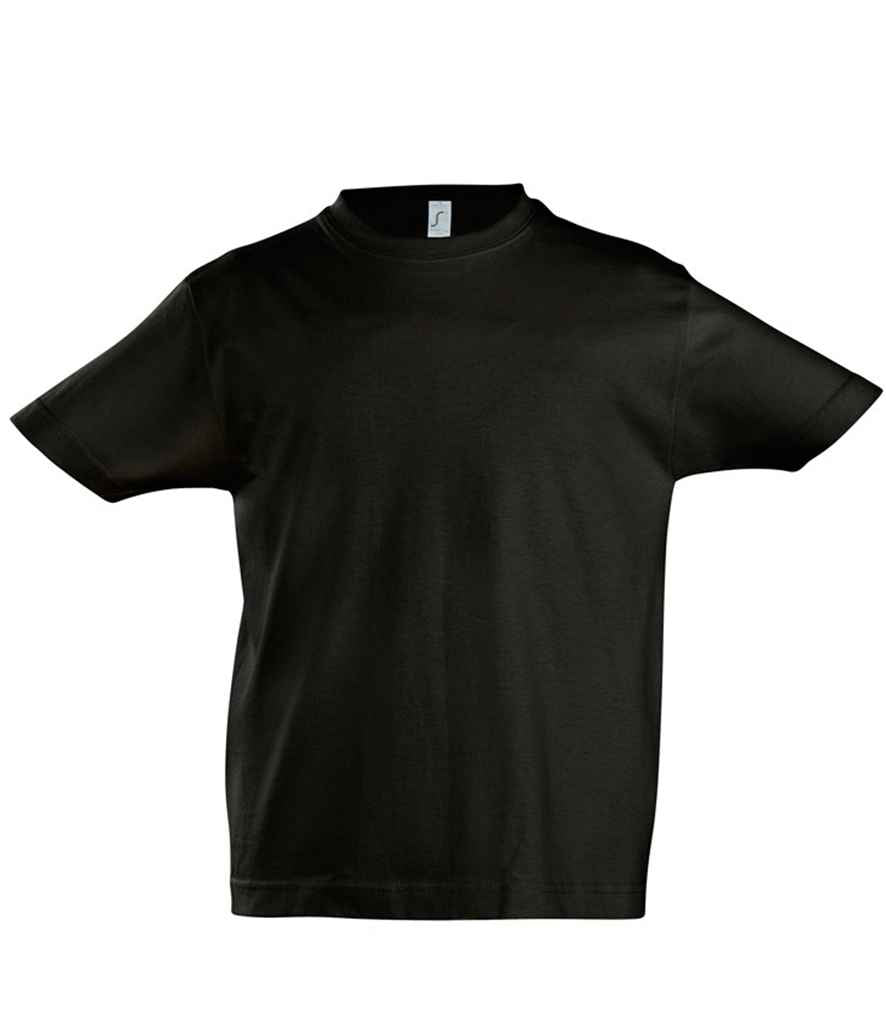 SOL'S Kids Imperial Heavy T-Shirt in Deep Black