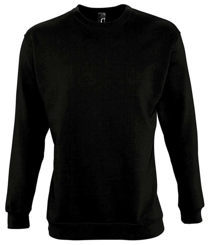 SOL'S Unisex New Supreme Sweatshirt in Black