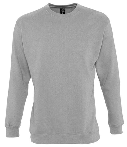 SOL'S Unisex New Supreme Sweatshirt in Grey Marl